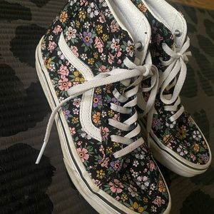 Floral Vans - gently used